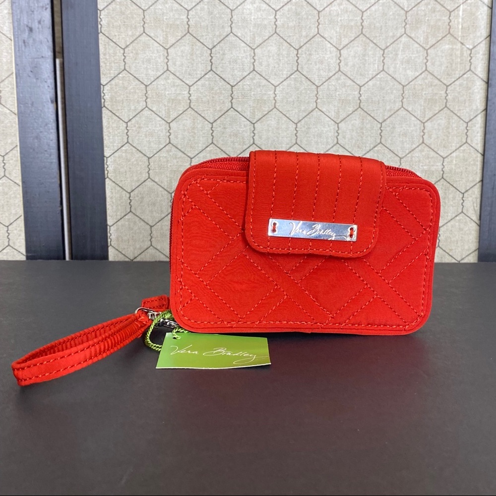 Retired Vera Bradley Microfiber Smartphone Wristlet in Chili Pepper